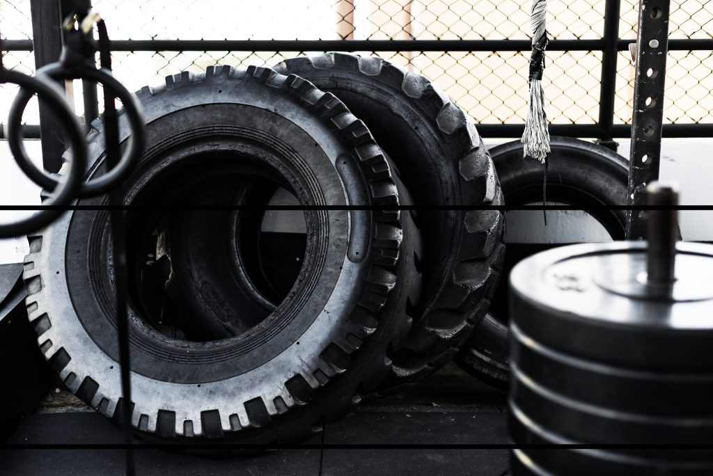 rubber tire tracks WPB